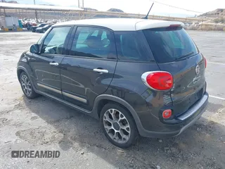 2014 FIAT 500L Trekking with VIN ZFBCFADHXEZ008730, listed as a IAAI auction lot 41454814 with 89,911 mi miles and . Bid and sale history available at DreamBid. Image 3.