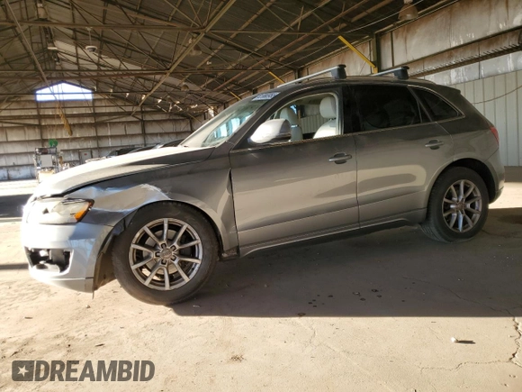 2010 Audi Q5 Premium with VIN WA1CKAFP8AA049390, listed as a Copart auction lot 41990955 with Not provided miles and Salvage title. Bid and sale history available at DreamBid. Image 1.