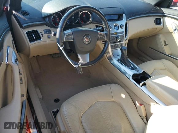 2011 Cadillac CTS Performance with VIN 1G6DJ1ED1B0150205, listed as a Copart auction lot 53812655 with 72,659 mi miles and Salvage title. Bid and sale history available at DreamBid. Image 8.