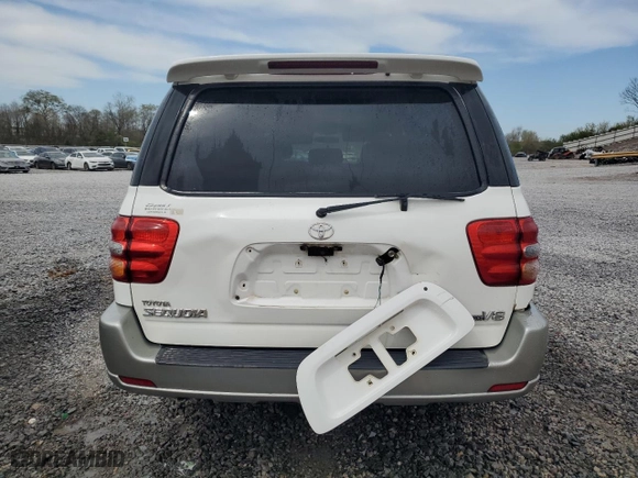 2003 Toyota Sequoia SR5 with VIN 5TDZT34A93S203716, listed as a Copart auction lot 50355365 with 276,962 mi miles and Salvage Title. Bid and sale history available at carsss.com. Image 6.