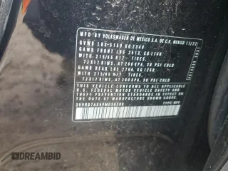 2023 Volkswagen Tiguan S z VIN 3VVRB7AX5PM038208, wystawiony jako Copart lot #44760825 z przebiegiem 33 661 mil mil oraz Szkoda całkowita • Salvage title. Historia ofert i sprzedaży dostępna na DreamBid. Obrazek 14.