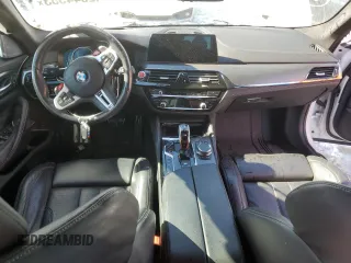 2019 BMW M5 Competition with VIN WBSJF0C51KB447883, listed as a Copart auction lot 42544553 with 14,000 mi miles. Bid and sale history available at carsss.com. Image 8.