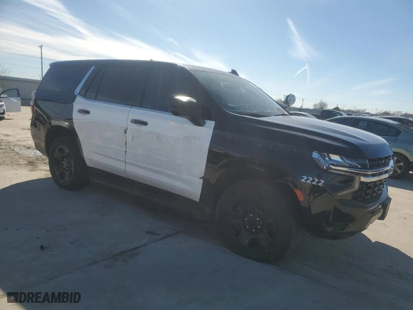 2022 Chevrolet Tahoe Commercial with VIN 1GNSCLEDXNR218616, listed as a Copart auction lot 88235925 with 45,451 mi miles and Salvage Title. Bid and sale history available at carsss.com. Image 4.