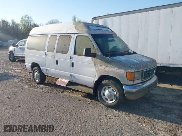 2006 Ford Econoline Cargo with VIN 1FDNE24W16DA52980, listed as a IAAI auction lot 38896697 with Not Provided miles and . Bid and sale history available at DreamBid. Image 1.