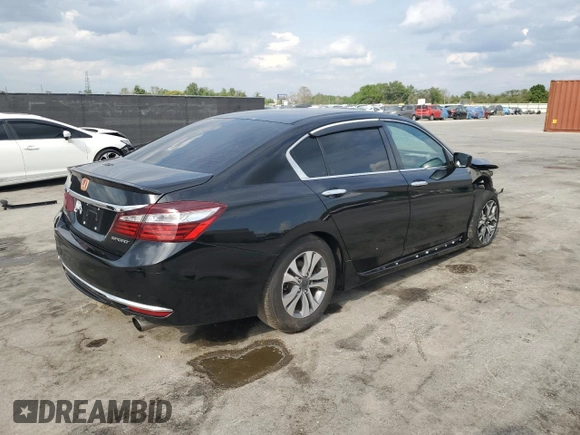 2017 Honda Accord Sedan Sport with VIN 1HGCR2F50HA223261, listed as a Copart auction lot 50190785 with 88,638 mi miles and Salvage Title. Bid and sale history available at carsss.com. Image 3.