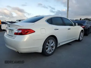 2011 Infiniti M with VIN JN1BY1AR9BM371628, listed as a Copart auction lot 74841034 with Not Provided miles and Salvage Title. Bid and sale history available at DreamBid. Image 3.