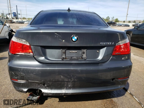 2008 BMW 5 Series 528i with VIN WBANU53578C115846, listed as a Copart auction lot 46415094 with 170,062 mi miles and Salvage Title. Bid and sale history available at carsss.com. Image 6.