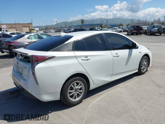 2017 Toyota Prius Two with VIN JTDKBRFU5H3054342, listed as a IAAI auction lot 41938108 with 193,965 mi miles and . Bid and sale history available at carsss.com. Image 4.