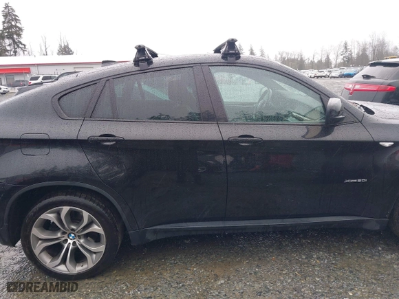 2014 BMW X6 50i with VIN 5UXFG8C57EL593257, listed as a IAAI auction lot 41655486 with 128,292 mi miles. Bid and sale history available at carsss.com. Image 14.