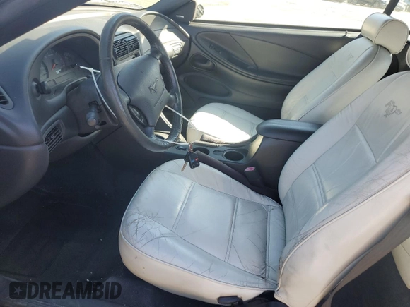 2002 Ford Mustang Deluxe with VIN 1FAFP44482F117034, listed as a Copart auction lot 50332965 with 95,923 mi miles and Salvage title. Bid and sale history available at DreamBid. Image 7.