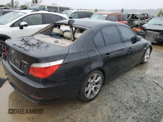 2008 BMW 5 Series 535i with VIN WBANW13598CZ75329, listed as a Copart auction lot 49056144 with Not Provided miles and Clean Title. Bid and sale history available at carsss.com. Image 3.