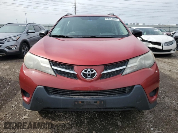 2013 Toyota RAV4 LE with VIN 2T3ZFREV8DW015233, listed as a Copart auction lot 49684555 with 115,934 mi miles and Salvage Title. Bid and sale history available at carsss.com. Image 5.
