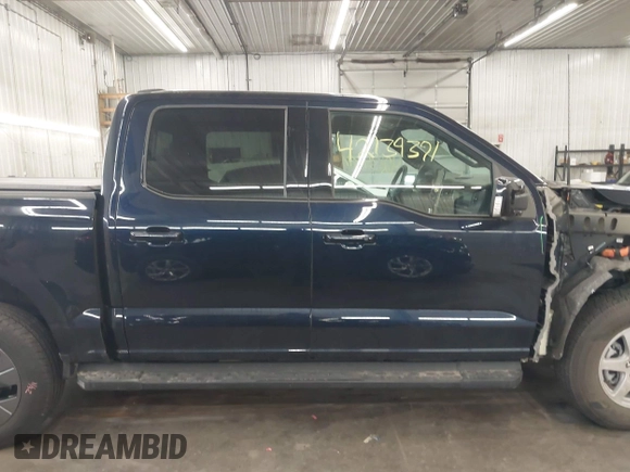 2023 Ford F-150 Lightning Pro with VIN 1FTVW1EL4PWG22900, listed as a IAAI auction lot 42139391 with 6,569 mi miles and . Bid and sale history available at DreamBid. Image 14.