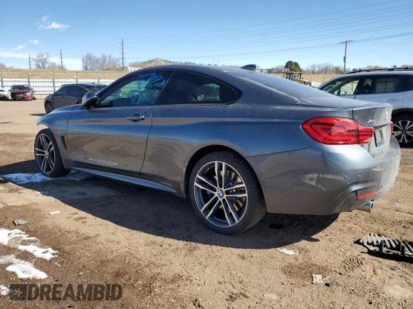 2018 BMW 4 Series 440i xDrive z VIN WBA4W9C52JAB93890, wystawiony jako Copart lot #45213155 z przebiegiem 109 064 mil mil oraz Szkoda całkowita • Salvage title. Historia ofert i sprzedaży dostępna na DreamBid. Obrazek 2.