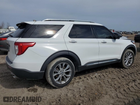 2022 Ford Explorer Limited with VIN 1FMSK7FH0NGA56278, listed as a Copart auction lot 47130335 with 64,514 mi miles and Salvage Title. Bid and sale history available at carsss.com. Image 3.