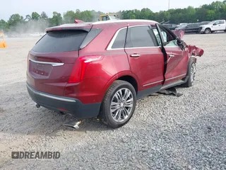 2017 Cadillac XT5 Premium Luxury AWD with VIN 1GYKNERS6HZ297417, listed as a IAAI auction lot 42098439 with 1 mi miles. Bid and sale history available at carsss.com. Image 4.