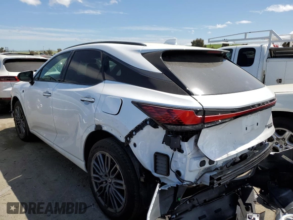 2023 Lexus RX with VIN 2T2BCMEA9PC001667, listed as a Copart auction lot 50518334 with 18,150 mi miles and Salvage Title. Bid and sale history available at carsss.com. Image 2.