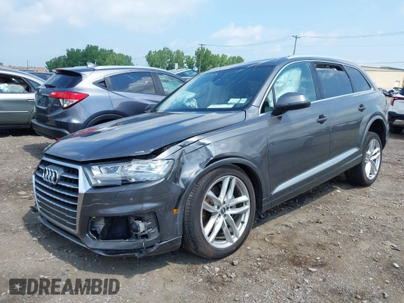 2018 Audi Q7 Prestige with VIN WA1VAAF75JD036199, listed as a IAAI auction lot 42557507 with 104,644 mi miles and . Bid and sale history available at DreamBid. Image 19.