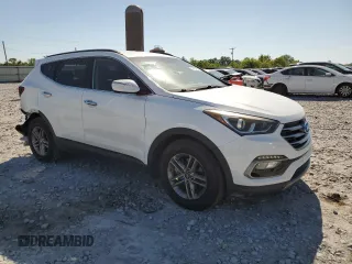 2018 Hyundai Santa Fe 2.4L with VIN 5XYZU3LB1JG537076, listed as a Copart auction lot 52724355 with 63,863 mi miles and Salvage title. Bid and sale history available at DreamBid. Image 4.