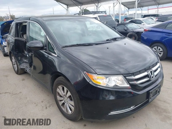 2014 Honda Odyssey EX-L z VIN 5FNRL5H69EB007106, wystawiony jako IAAI lot #41916202 z przebiegiem 164 040 mil mil oraz . Historia ofert i sprzedaży dostępna na DreamBid. Obrazek 1.