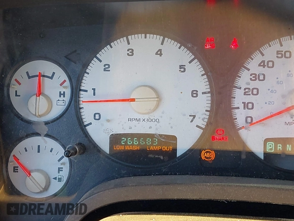 2002 Dodge 1500 with VIN 1D7HA18N22S581830, listed as a IAAI auction lot 41802306 with 266,683 mi miles and . Bid and sale history available at DreamBid. Image 15.