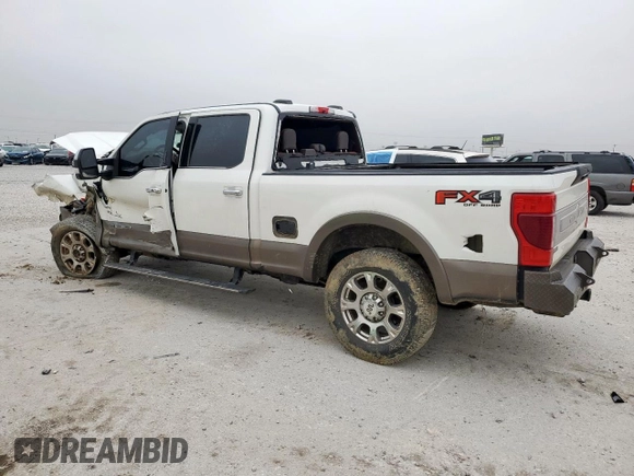 2022 Ford F-250 XL with VIN 1FT7W2BT1NED21300, listed as a Copart auction lot 58690815 with Not provided miles and Salvage title. Bid and sale history available at DreamBid. Image 2.