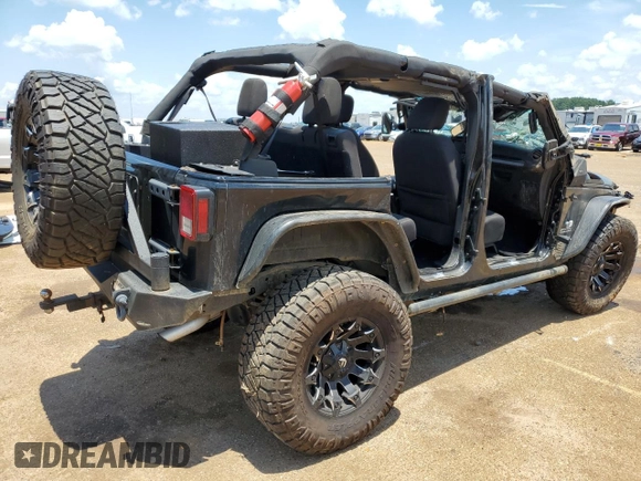 2018 Jeep Wrangler JK Unlimited Sport S with VIN 1C4BJWDG6JL875857, listed as a Copart auction lot 62903474 with 56,208 mi miles and Salvage Title. Bid and sale history available at carsss.com. Image 3.