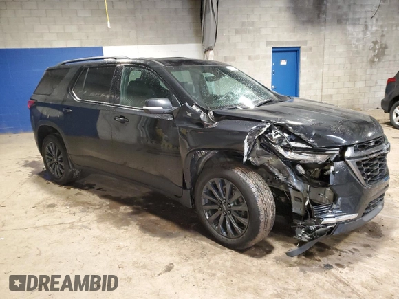 2023 Chevrolet Traverse RS z VIN 1GNEVJKW1PJ299590, wystawiony jako Copart lot #57534665 z przebiegiem 38 357 mil mil oraz Szkoda całkowita • Salvage title. Historia ofert i sprzedaży dostępna na DreamBid. Obrazek 4.