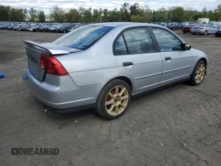 2001 Honda Civic LX with VIN 2HGES16551H514840, listed as a Copart auction lot 73725664 with 97,231 mi miles and Salvage Title. Bid and sale history available at carsss.com. Image 3.