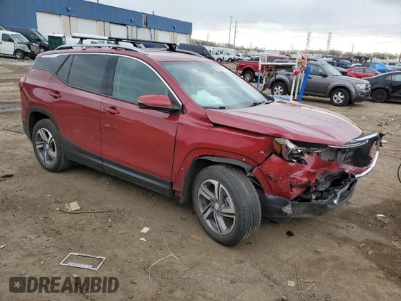 2018 GMC Terrain SLT with VIN 3GKALVEV3JL235787, listed as a Copart auction lot 51488955 with 69,590 mi miles and Clean Title. Bid and sale history available at carsss.com. Image 4.
