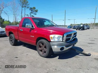 2008 Dodge 1500 ST with VIN 1D7HA16K58J199220, listed as a IAAI auction lot 41743950 with 71,214 mi miles and . Bid and sale history available at DreamBid. Image 1.