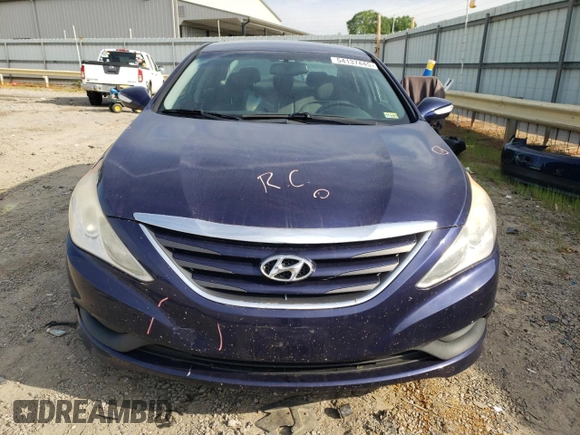 2014 Hyundai Sonata GLS with VIN 5NPEB4AC4EH912804, listed as a Copart auction lot 54137445 with 171,077 mi miles and Salvage Title. Bid and sale history available at carsss.com. Image 5.