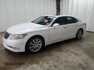 2009 Lexus LS 460 with VIN JTHBL46F095086573, listed as a Copart auction lot 44460105 with 182,491 mi miles and Clean Title. Bid and sale history available at carsss.com. Image 1.