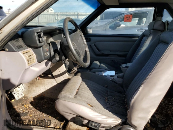 1988 Ford Mustang with VIN 1FABP41A7JF117002, listed as a Copart auction lot 84570564 with 63,626 mi miles and Clean title. Bid and sale history available at DreamBid. Image 7.