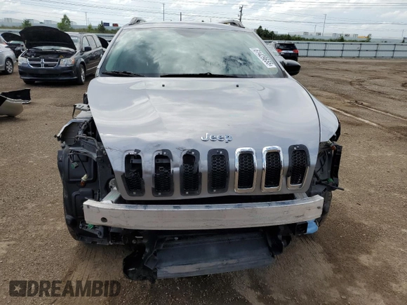 2016 Jeep Cherokee Sport with VIN 1C4PJMAB4GW203807, listed as a Copart auction lot 61429655 with 96,128 mi miles and Salvage title. Bid and sale history available at DreamBid. Image 5.