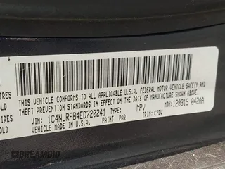 2014 Jeep Patriot Latitude with VIN 1C4NJRFB4ED720241, listed as a IAAI auction lot 40914199 with 128,218 mi miles. Bid and sale history available at carsss.com. Image 9.