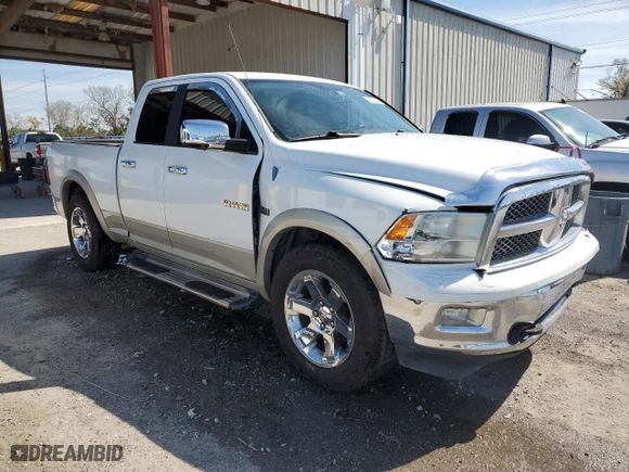 2010 Dodge Ram 1500 SLT with VIN 1D7RB1GTXAS182342, listed as a Copart auction lot 46303255 with 258,116 mi miles and Salvage Title. Bid and sale history available at carsss.com. Image 4.
