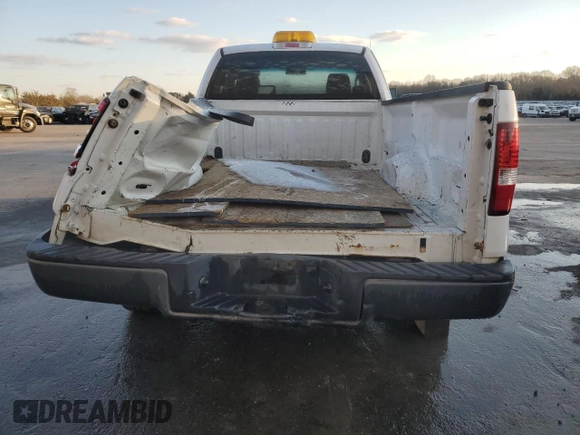 2007 Ford F-150 XL with VIN 1FTRF12W27NA28473, listed as a Copart auction lot 87459744 with Not Provided miles and Salvage Title. Bid and sale history available at carsss.com. Image 6.