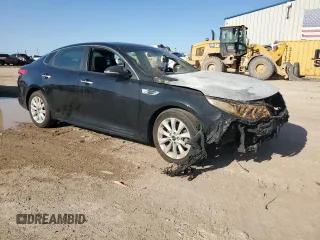 2018 Kia Optima LX with VIN 5XXGT4L39JG252381, listed as a Copart auction lot 52495335 with Not Provided miles and Salvage Title. Bid and sale history available at DreamBid. Image 4.