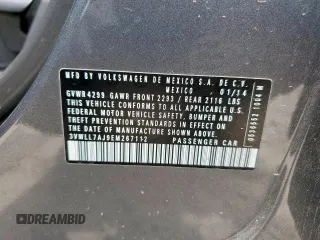 2014 Volkswagen Jetta TDI w/Premium with VIN 3VWLL7AJ9EM267112, listed as a Copart auction lot 58163545 with 106,367 mi miles and Clean title. Bid and sale history available at DreamBid. Image 12.