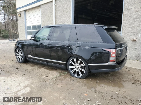 2014 Land Rover Range Rover Supercharged with VIN SALGS3TF5EA185652, listed as a Copart auction lot 47653475 with 129,582 mi miles and Clean title. Bid and sale history available at DreamBid. Image 2.
