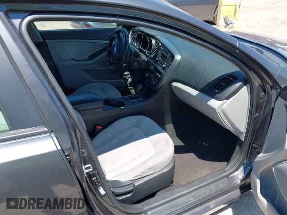 2011 Kia Optima LX with VIN KNAGM4A78B5185164, listed as a IAAI auction lot 41999846 with 216,008 mi miles and . Bid and sale history available at carsss.com. Image 5.