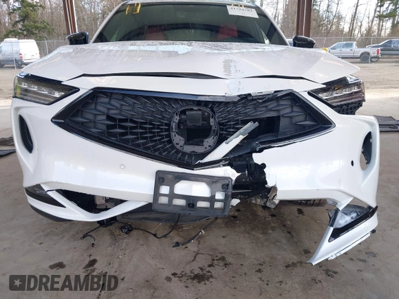 2023 Acura MDX w/A-Spec Package with VIN 5J8YE1H01PL030004, listed as a IAAI auction lot 41724782 with 15,835 mi miles and . Bid and sale history available at DreamBid. Image 6.