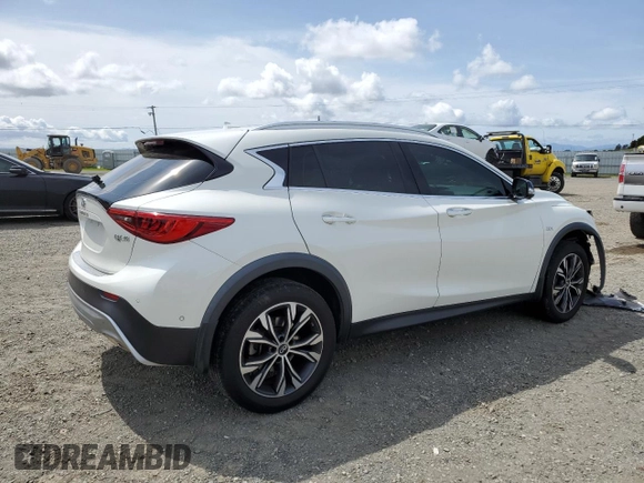 2019 Infiniti QX30 Luxe with VIN SJKCH5CR7KA011861, listed as a Copart auction lot 52147015 with 77,905 mi miles and Salvage title. Bid and sale history available at DreamBid. Image 3.
