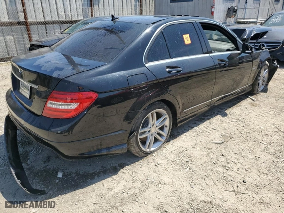 2012 Mercedes-Benz C-Class C 250 Sport with VIN WDDGF4HB9CR234251, listed as a Copart auction lot 52207845 with 0 mi miles and Salvage Title. Bid and sale history available at carsss.com. Image 3.