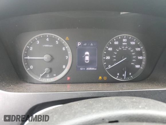 2017 Hyundai Sonata Sport with VIN 5NPE34AF6HH525604, listed as a Copart auction lot 54051355 with 203,584 mi miles and Clean Title. Bid and sale history available at DreamBid. Image 9.