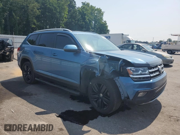 2019 Volkswagen Atlas SE with VIN 1V2UR2CA1KC511109, listed as a Copart auction lot 61486975 with 165,182 mi miles and Salvage title. Bid and sale history available at DreamBid. Image 4.