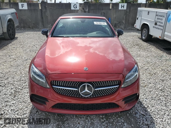 2021 Mercedes-Benz C 300 with VIN W1KWK8DB4MG068481, listed as a Copart auction lot 78740774 with Not Provided miles and Salvage Title. Bid and sale history available at DreamBid. Image 5.