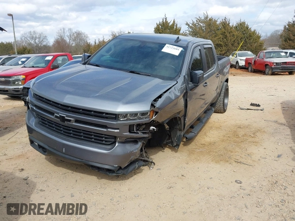 2021 Chevrolet Silverado 1500 RST with VIN 1GCUYEED8MZ430721, listed as a IAAI auction lot 41723684 with 58,266 mi miles. Bid and sale history available at carsss.com. Image 2.