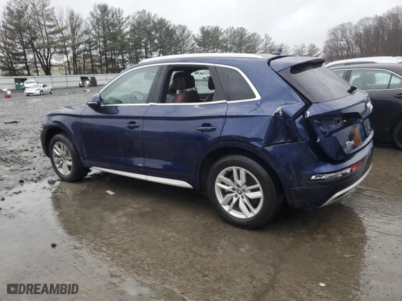 2020 Audi Q5 Premium with VIN WA1ANAFYXL2087174, listed as a Copart auction lot 47984865 with 47,595 mi miles and Salvage Title. Bid and sale history available at carsss.com. Image 2.